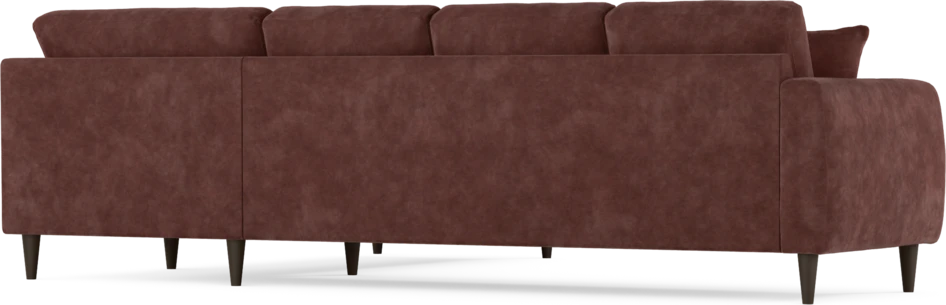 Eden - Hörnsoffa, 3+2-sits - Röd