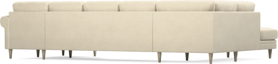 Eden - 3-sits soffa med divan vänster och schäslong höger - Beige