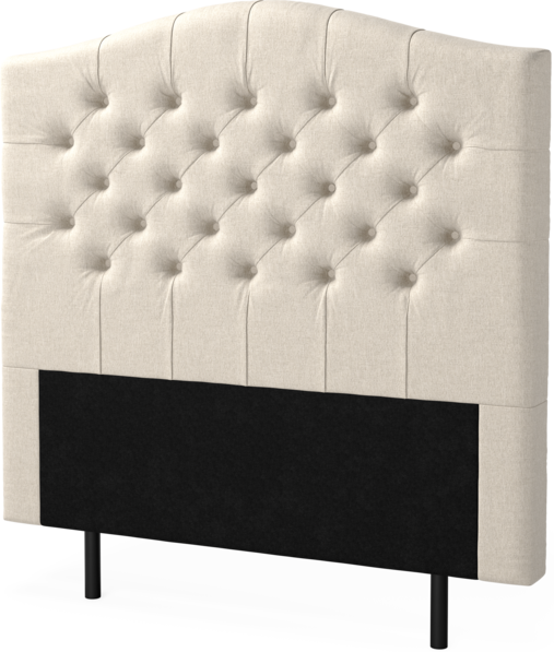 New York välvd - Sänggavel, 90-210 cm - Beige