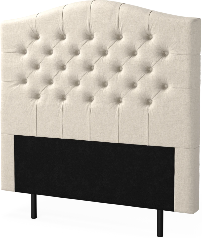 New York välvd - Sänggavel, 90-210 cm - Beige