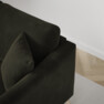 Eden - 2,5-sits soffa med divan - Grön