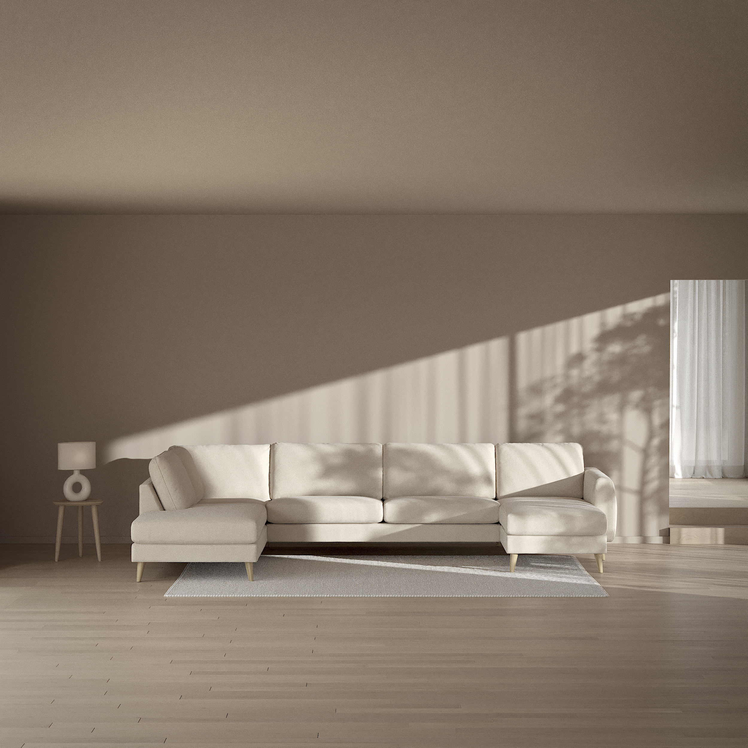 Bridge - 3-sits soffa med divan vänster och schäslong höger - inspiration