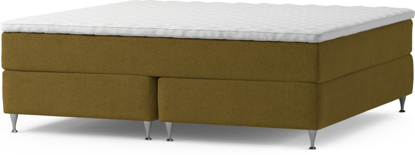 Delux Exclusive - Kontinentalsäng, dubbelsäng med bäddmadrass och sängben