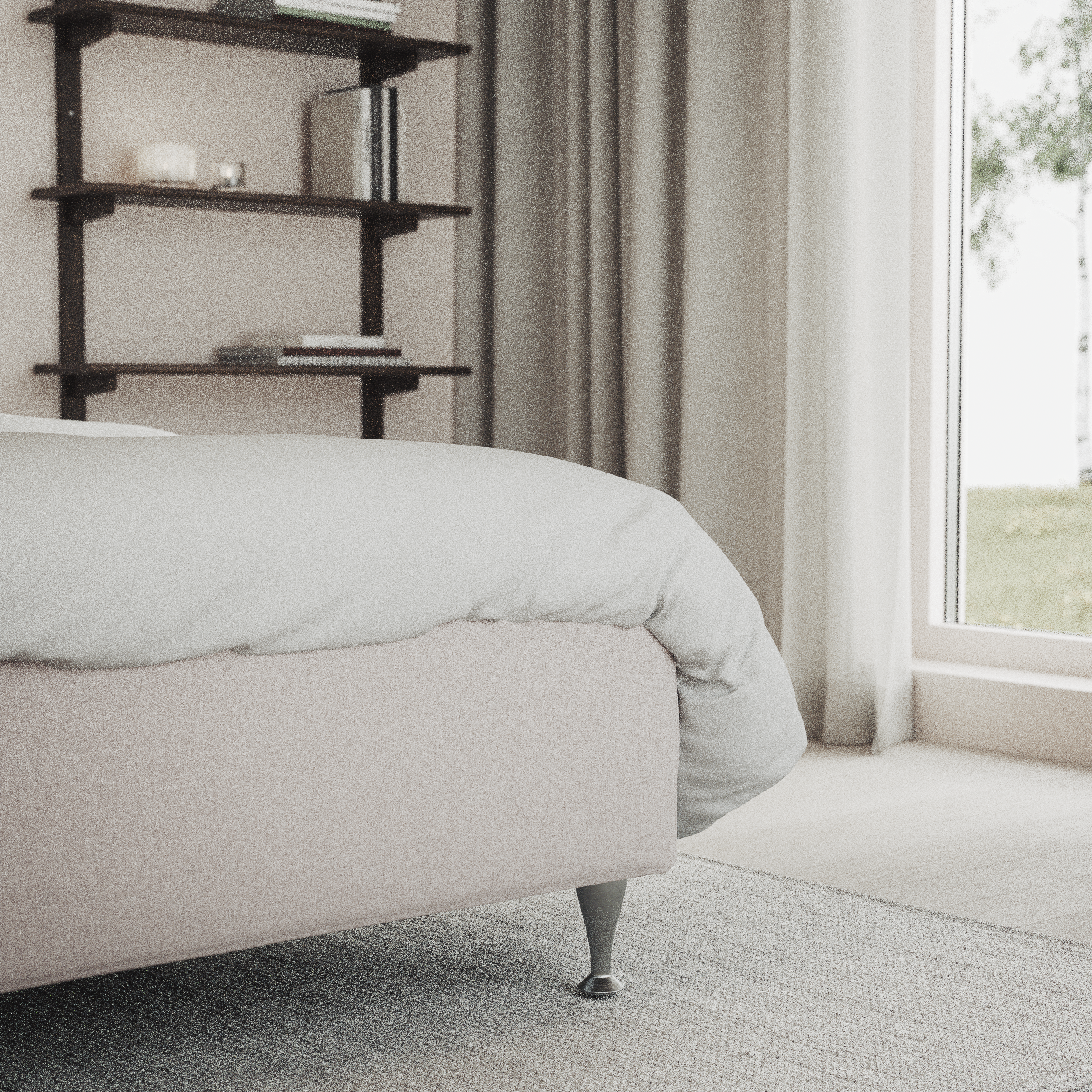 Delux Pikerad Låg - Sänggavel, 90-210 cm - inspiration