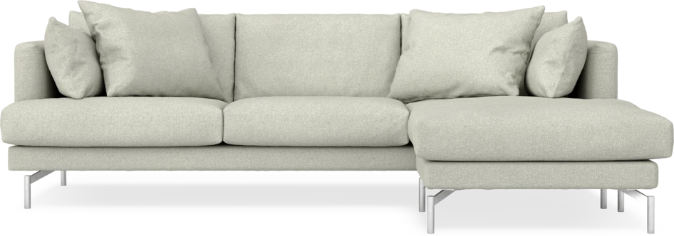 Harper - 4-sits med schäslong höger  - Beige