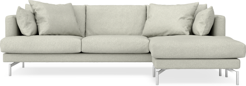 Harper - 4-sits med schäslong höger - Beige