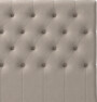 Delux Pikerad XL - Sänggavel, 90-210 cm - Beige