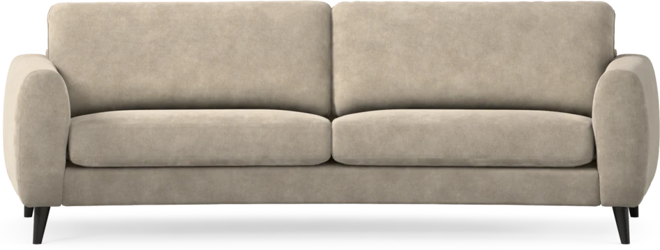 Bridge - 3-sits soffa svängd - Beige
