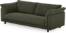 Cherrie - 3-sits soffa, hel dyna, fast klädsel - Grön