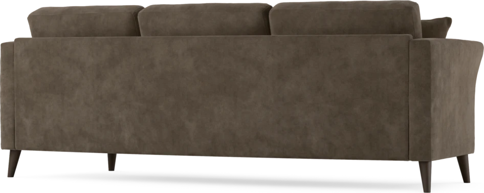 Eden - 3-sits soffa svängd - Brun