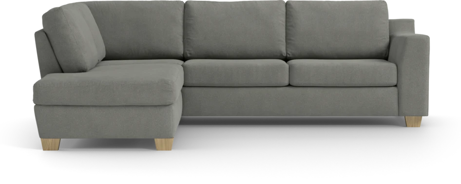Friday - 2,5-sits soffa med divan vänster - Grå