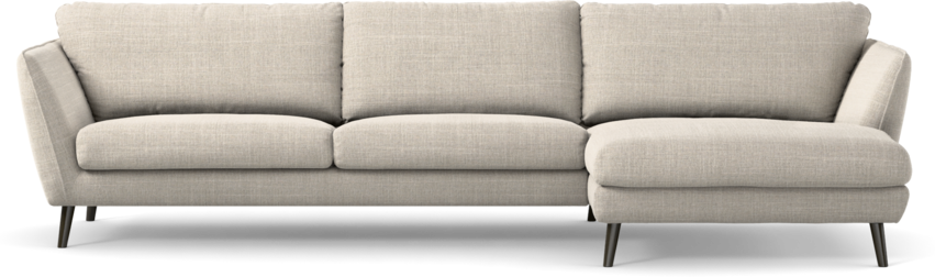 Madison Lux - 3-sits soffa med schäslong höger - Beige