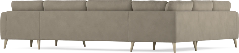 Bridge - Hörnsoffa, 2+3-sits med schäslong höger - Beige