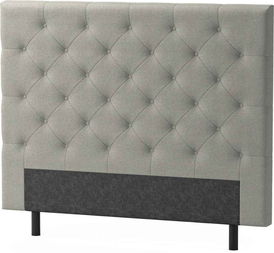 Delux Pikerad - Sänggavel, 90-210 cm - Grå