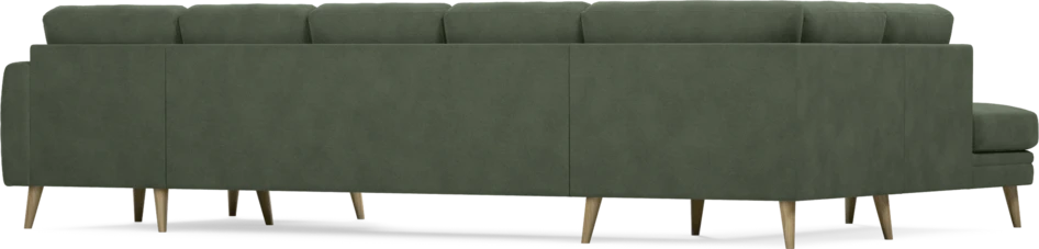 Eden - 3-sits soffa med divan vänster och schäslong höger - Grön