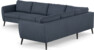 County - Hörnsoffa, 3+2-sits - Blå