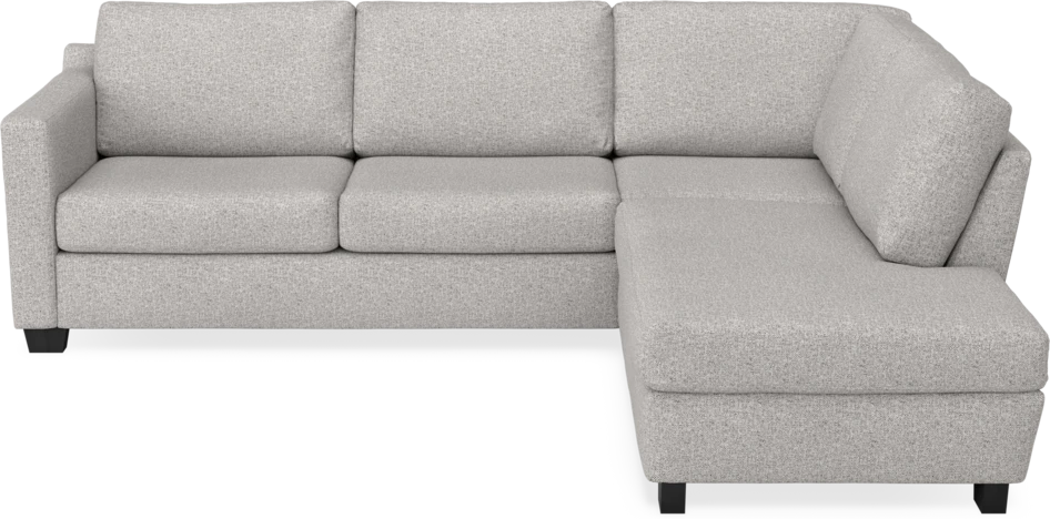 Friday - 2,5-sits soffa med divan höger - Vit