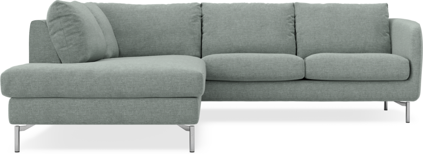 Madison - 2-sits soffa med divan vänster - Grå