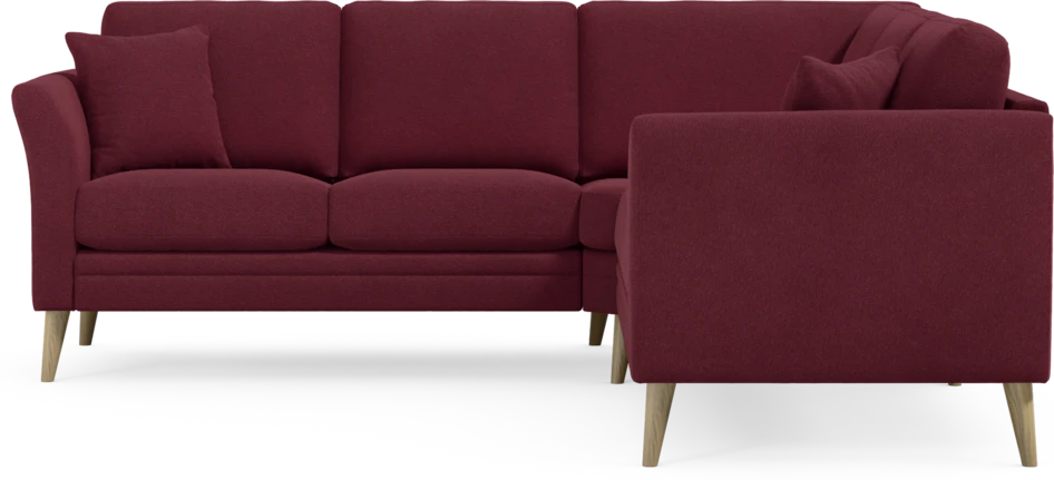 Eden - Hörnsoffa, 2+2-sits - Röd