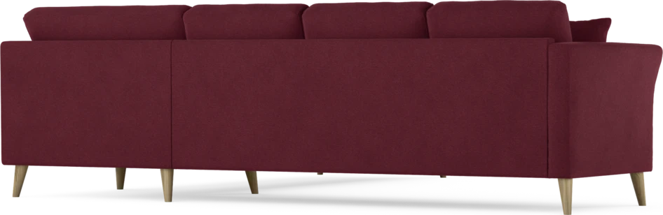 Eden - Hörnsoffa, 3+3-sits - Röd