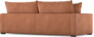 Rossi - 3-sits soffa, hel dyna - Gul