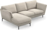 Madison Lux - 2-sits soffa med schäslong vänster - Beige