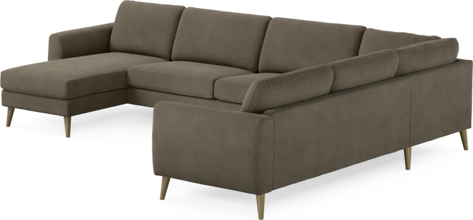 Bridge - Hörnsoffa, 3+2-sits med schäslong vänster - Beige