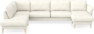 Bridge - 3-sits soffa med divan vänster och schäslong höger - Vit