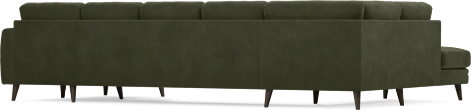 Eden - 3-sits soffa med divan vänster och schäslong höger - Grön