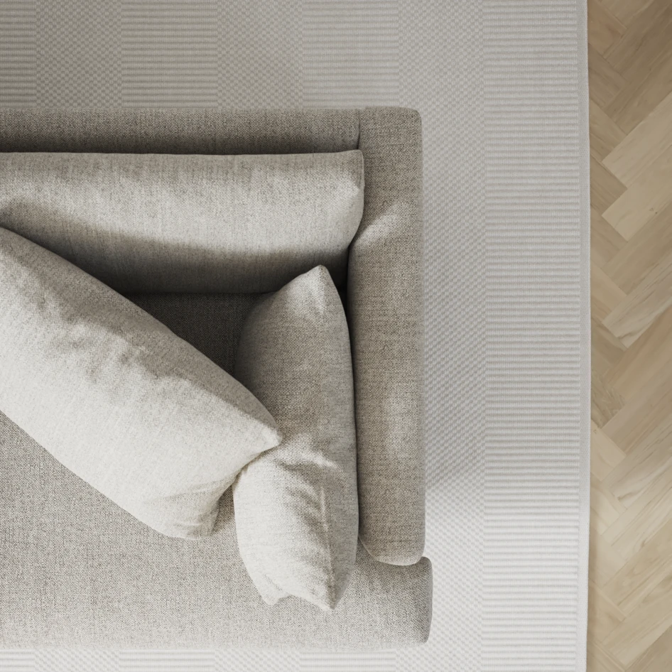 Harper - 4-sits soffa - Vit