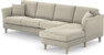 Eden - 3-sits soffa med schäslong - Beige