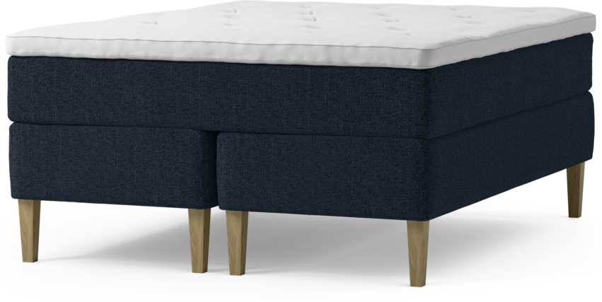 Delux Dream - Kontinentalsäng, dubbelsäng med bäddmadrass och sängben