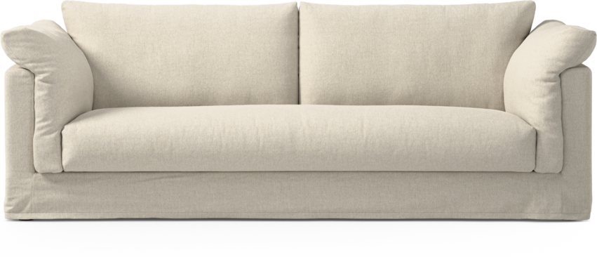 Cherrie Klädsel - Klädsel till 3-sits soffa, hel dyna - Beige