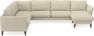 Bridge - Hörnsoffa, 2+3-sits med schäslong höger - Beige