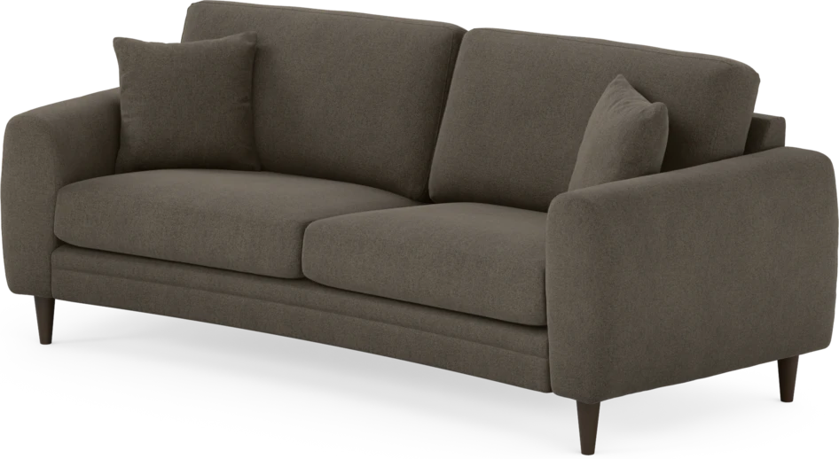 Eden - 2,5-sits soffa svängd - Brun