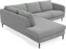 Madison - 2-sits soffa med divan vänster - Grå