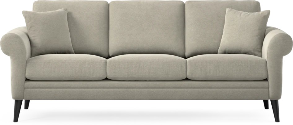 Eden - 3-sits soffa - Brun