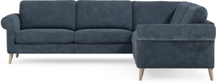 Bridge - Hörnsoffa, 2+2-sits - Blå