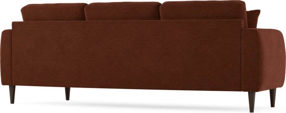 Eden - 3-sits soffa svängd - Orange