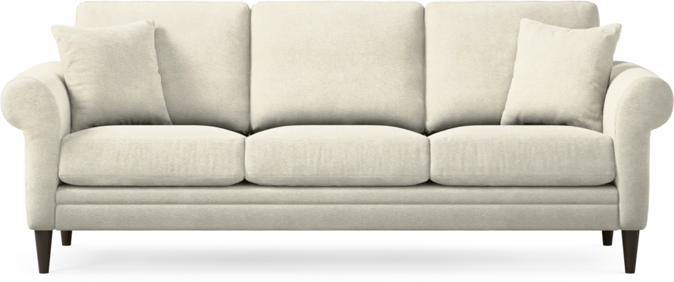 Eden - 3-sits soffa - Vit
