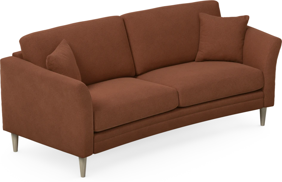 Eden - 2,5-sits soffa svängd - Orange