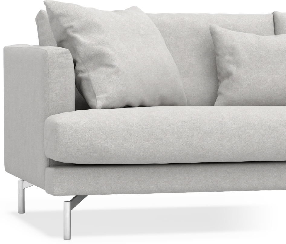 Harper - 3-sits soffa med divan höger - Grå