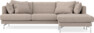 Harper - 4-sits med schäslong höger  - Beige