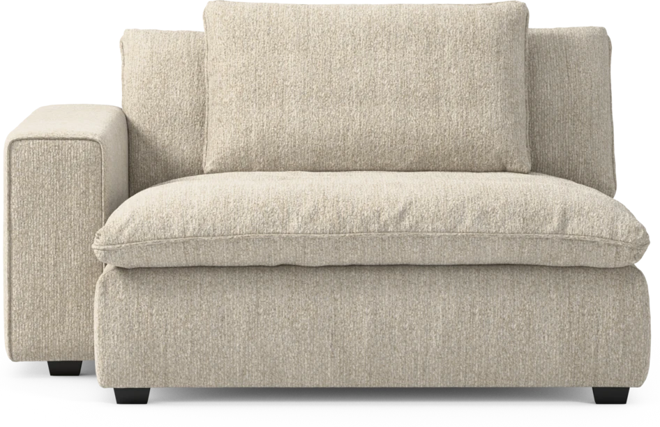 Bellora - Schäslong XL med armstöd vänster - Beige