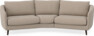 Madison - 3-sits soffa svängd, 90 cm - Beige