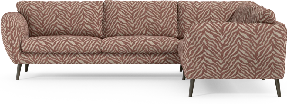 Madison Lux - Hörnsoffa 3+2-sits, hörn 1 - Orange
