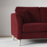 Eden - 3-sits soffa med schäslong - Röd