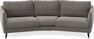 Madison - 3-sits soffa svängd, 90 cm - Grå