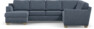 Friday - Hörnsoffa, 3+2-sits med schäslong vänster - Blå