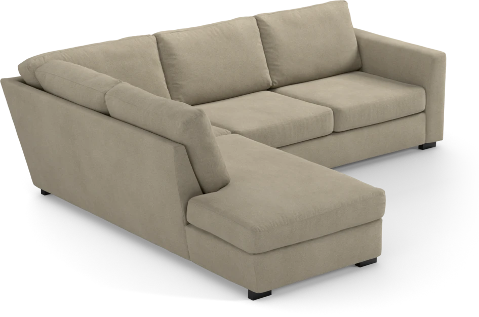 Friday - 2,5-sits soffa med divan vänster - Beige